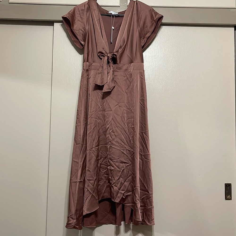 Rosy Brown Midi Baltic Born Dress